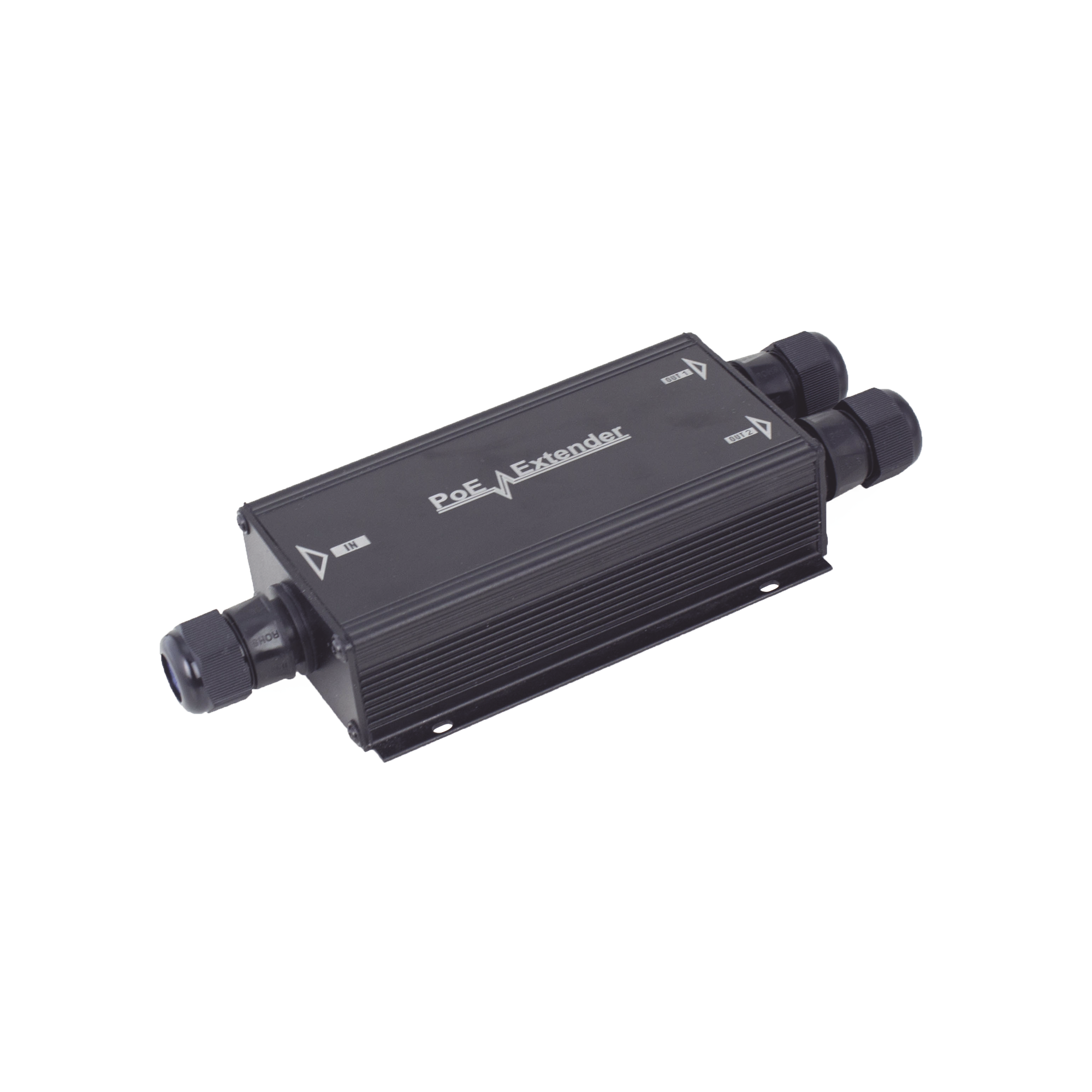 Extensor PoE/ 100 Metros / Intemperie (IP66) / 60 Watts / 1 puerto @ 2 salidas a 30 W / No requiere fuente de alimentación adicional Extensor PoE/ 100 Metros / Intemperie (IP66) / 60 Watts / 1 puerto @ 2 salidas a 30 W / No requiere fuente de alimentación adicional